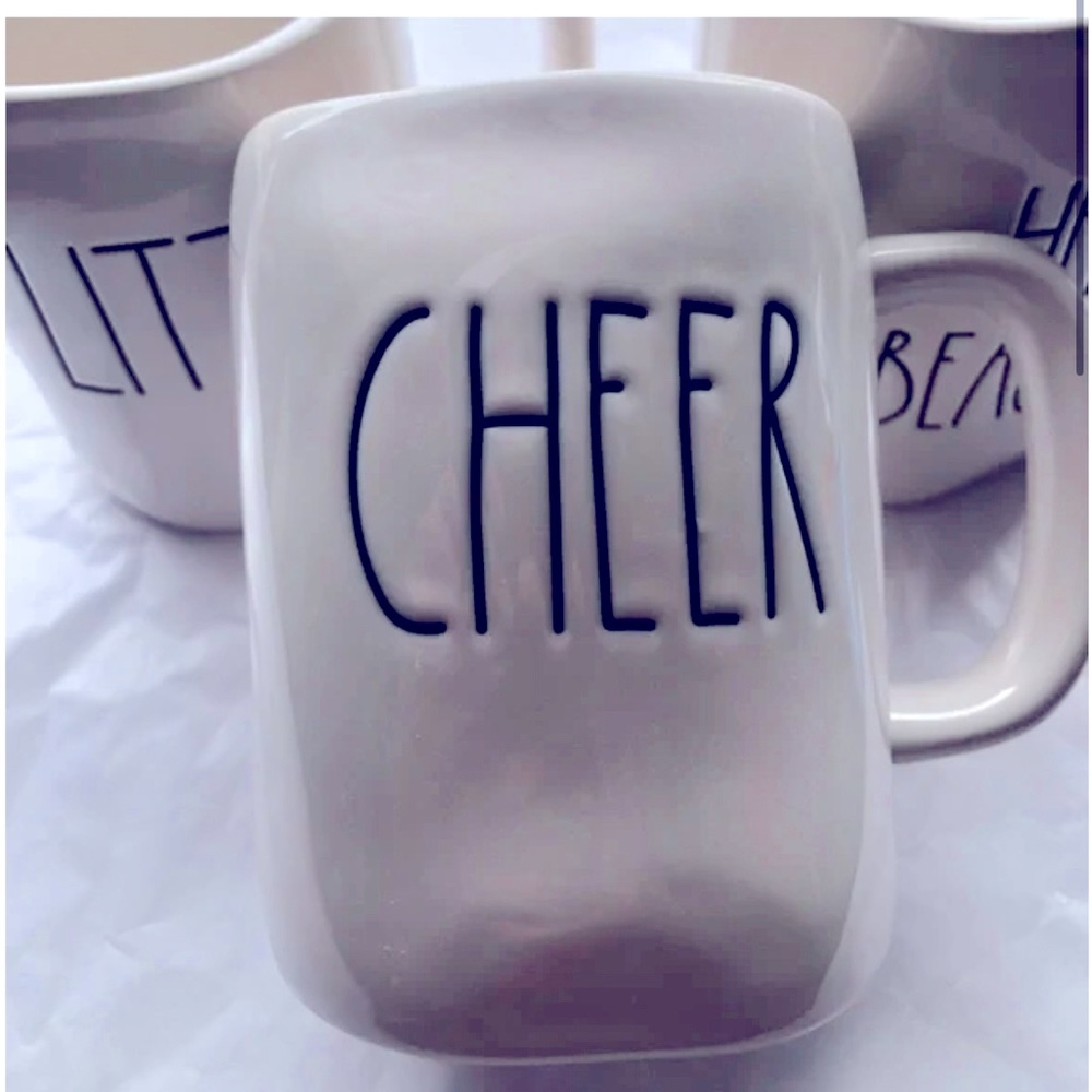 Rae Dunn Mug “CHEER” print